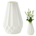 thumbnail image 2 of Modern Plastic Flower Vase For Fresh & Artificial Flowers - Leakproof Lightweight Decorative Vase For Home Office Table Decor, 2 of 9