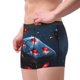 thumbnail image 2 of Fotbe Cosmic Red Sparkle Dice Calzoncillos Tipo Boxer con Bolsa de Soporte Total para Hombre, X-Temp Fresco, Transpirable y de Secado Rápido-Large, 2 of 5