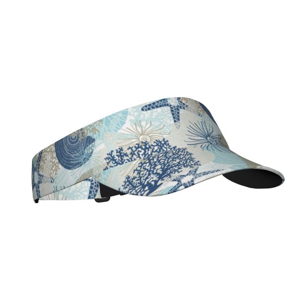Balery Algae Corals and Seashells Gorra deportiva con visera ajustable para mujer y hombre (talla única)
