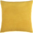 thumbnail image 4 of Surya Penelope 18 x 18" Square Cotton Pillow Cover in Mustard Yellow, 4 of 4