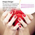 thumbnail image 4 of Nail Art Delicate Removable Artificial Tips Extension Fingernails Fashion Salon DIY Wraps Manicure Tools Decoration for Girls Type 21, 4 of 5