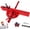 Red, variant on Precision Aluminum Beveled Baffle Plates - Miter Gauge for Table Saw with Grating Stops Adjustable Spring Loaded Plunger & Disc with Aluminum Crosscut Sled FenceQuick Adjustment Precise Guidance