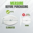 thumbnail image 3 of Raised Toilet Seat for Seniors. Elevated Toilet Seat - 4 Inch Raised Toilet Seat with Lid for Seniors, Elderly, Handicapped, Adults - No Tools Required, 3 of 8