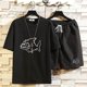 thumbnail image 4 of Conjuntos de pantalones cortos para hombre, ropa nueva a juego, camiseta ajustada para hombre, chándal 5xl, parte superior elástica con gráficos, ropa deportiva holgada, trajes deportivos, 4 of 5