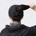 thumbnail image 2 of LUIISIS 2 Pcs Ponytail Hat, Women Criss Cross Ponytail Baseball Cap, Adjustable Baseball Hat for Women, Mesh Outdoor Sports Hat for Travel, Sports, 2 of 7