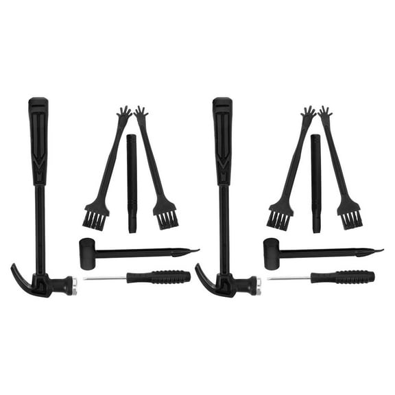 LOLIPPYY 12Pcs Black Archaeology Dig Kit with Dinosaur Tools for Hands on Discovery