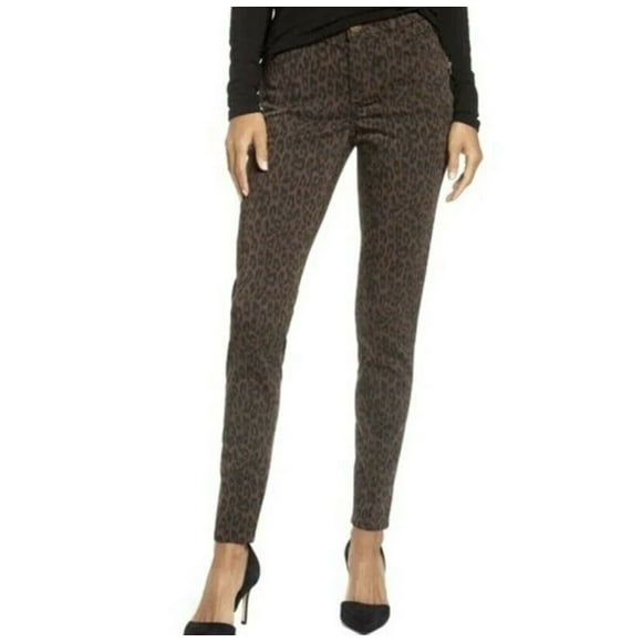 Wit & Wisdom High Waist Ankle Skinny Jeans In Brown Size 2