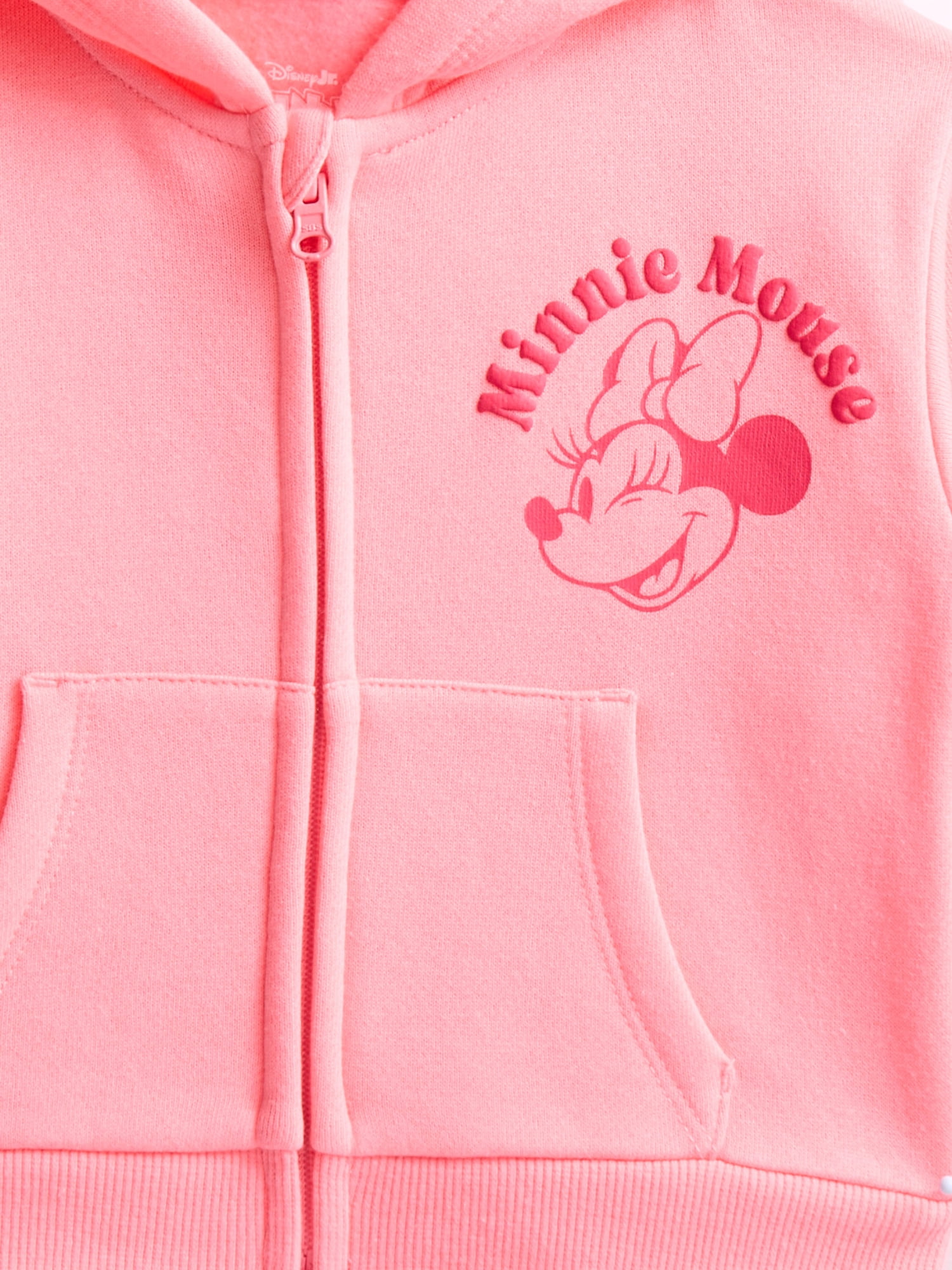 Minnie Mouse Baby Girls' Full Zip Graphic Hoodie, Sizes 0/3M-6/9M
