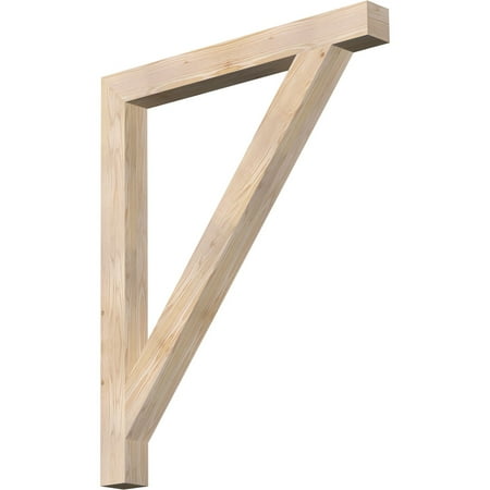 

Ekena Millwork 3 1/2 W x 36 D x 44 H Traditional Block Smooth Bracket Douglas Fir