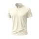 thumbnail image 4 of pstuiky camisetas de manga corta para hombre, Camiseta deportiva de verano para hombre, de color liso, ajustada, con cremallera, de manga corta y cuello alto camisetas de hombre m, 4 of 5