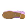 thumbnail image 5 of YOWMNS Womens Platform Mary Jane Shoes Ankle Strap Kawaii Block Mid Thick Heel Pumps With Bow and Lace (Purple, 8), 5 of 5