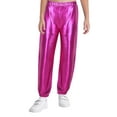 thumbnail image 3 of Sholeno Girls Hip Hop Jazz Dance Outfit Metallic Cropped Hoodie+Tank Top+Pants Disco Party Streewear Hot Pink 6, 3 of 6