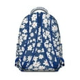 thumbnail image 2 of Tropical Flower and Leaves Students’s Backpack Lightweight Adjustable Strap Backpack with Rustic Boho Floral Print, Ideal for School, Sports, and Camping, 2 of 6