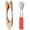 As Shown, variant on Wooden Musical Instrument Spoons for Playing Assorted Color Beech and Metal Lightweight Comfortable