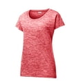 thumbnail image 4 of Sport-Tek Ladies Posicharge Electric Heather Sporty Tee, 4 of 5