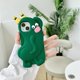 thumbnail image 2 of For iPhone 15 Silicone Case Cute Cucumber Sprite Design Shockproof Phone Back Cover, 2 of 5