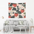 thumbnail image 2 of WOBOGO A Seamless Pattern with Adorable Strawberry Leaves Tapestry 60×40in Home Living Room Bedroom Wall Hanging Ornaments, 2 of 10