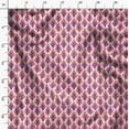 thumbnail image 3 of Soimoi Poly Taffeta Pink Fabric By the Yard - 56 Inch Wide - Damask Ikat Fabric - Elegant and Traditional Patterns for Stylish Creations Printed Fabric, 3 of 6
