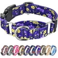 thumbnail image 1 of shiyou-Martingale Collar for Dogs Cute Floral Dog Collar for Small Medium Large Dogs Anti Pull Quick Release Buckle Dog Collars (Floating Flowers,Small), 1 of 4
