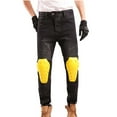 thumbnail image 2 of Ayfxijin Cargo Pants for Men Vintage Outdoors Fashion Kneepad Solid Casual Motorcycle Pocket Jeans Cargo Pants, 2 of 5
