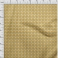 thumbnail image 4 of oneOone Silk Tabby Yellow Fabric Geometric Tile Craft Projects Decor Fabric Printed By The Yard 42 Inch Wide, 4 of 4