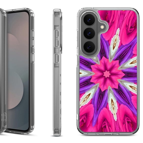 Shockproof Phone Case for Samsung Galaxy A37 5G, by OneToughShield - Kaleidoscope Rose