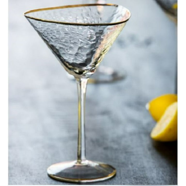 Handmade Hammered Cocktail & Martini Glasses - Sister.ly Drinkware