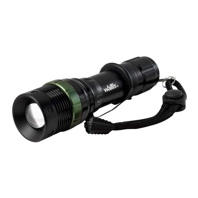 Linterna Negro Luz LED Recargable C/Lente Convexo Wallis