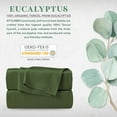 thumbnail image 2 of STYLINEN 100% Tencel Sheets King Size Bed Sheets 4pc Set, 100% Eucalyptus Lyocell Sheets Set, Silky Soft & Smooth, Breathable, 16" Deep Pockets, 1 Fitted, 1 Flat, 2 Pillowcases (King, Forest Green), 2 of 7