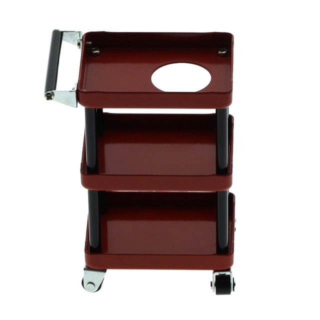 Carrito de almacenamiento de herramientas Hugo para SCX10 C rojo Soporte de destornillador