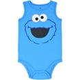 thumbnail image 2 of Sesame Street Elmo Cookie Monster Big Bird Newborn Baby Boys 5 Pack Bodysuits Newborn to Infant, 2 of 5