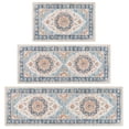 thumbnail image 2 of MeyJey Kitchen Rug Set 3 Piece, Non Slip Kitchen Floor Mats Machine Washable Mats for Home Floor and Living Room, Blue, 2 of 14