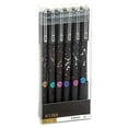 thumbnail image 2 of CoreLiving Erasable Gel Pens, 0.35mm Fine Tip Thermochromic Ink Pens, Smooth Writing Refillable Black Ink Pens with Built-In Eraser for Office Supplies, 12-Pack, 2 of 9