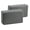 Grey, variant on Yoga Blocks 2 pack, Gym Blocks, Exercise Workout Fitness Bricks, Pilates Stretch Handstand Non-Slip (Black 2pcs)