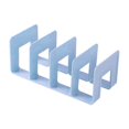 thumbnail image 2 of bestolf Modern Geometric Bookend Plastic Desktop Book Holder for Shelves Desk Multi-Purpose Organizer for Home Office School, 2 of 9