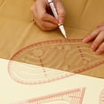 thumbnail image 2 of Jupean Ruler, Sewing Ruler, for Beginners Tailors Designers, 2 of 7