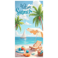 thumbnail image 2 of Tropical Beach Banner Summer Vacation Lightweight Welcome Summer with Palm Trees Relax for Beach Party Holiday Outdoor, 2 of 8
