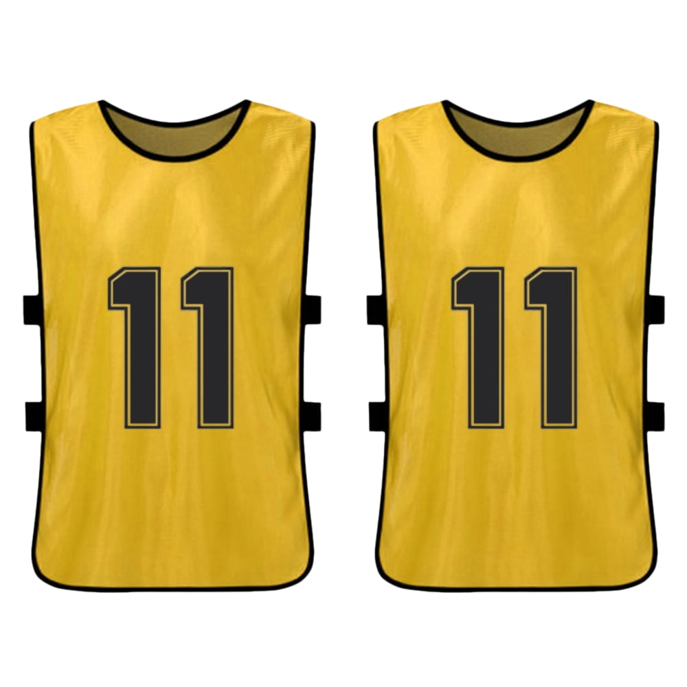 12 PCS Kid's Football Pinnies Quick Drying Soccer Jerseys Youth Sports