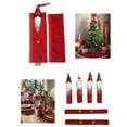 thumbnail image 2 of Juego de 8 fundas navideñas para manijas de refrigerador, adorables cubiertas para manijas de electrodomésticos de cocina, horno microondas, lavavajillas, puerta de nevera, 2 of 5