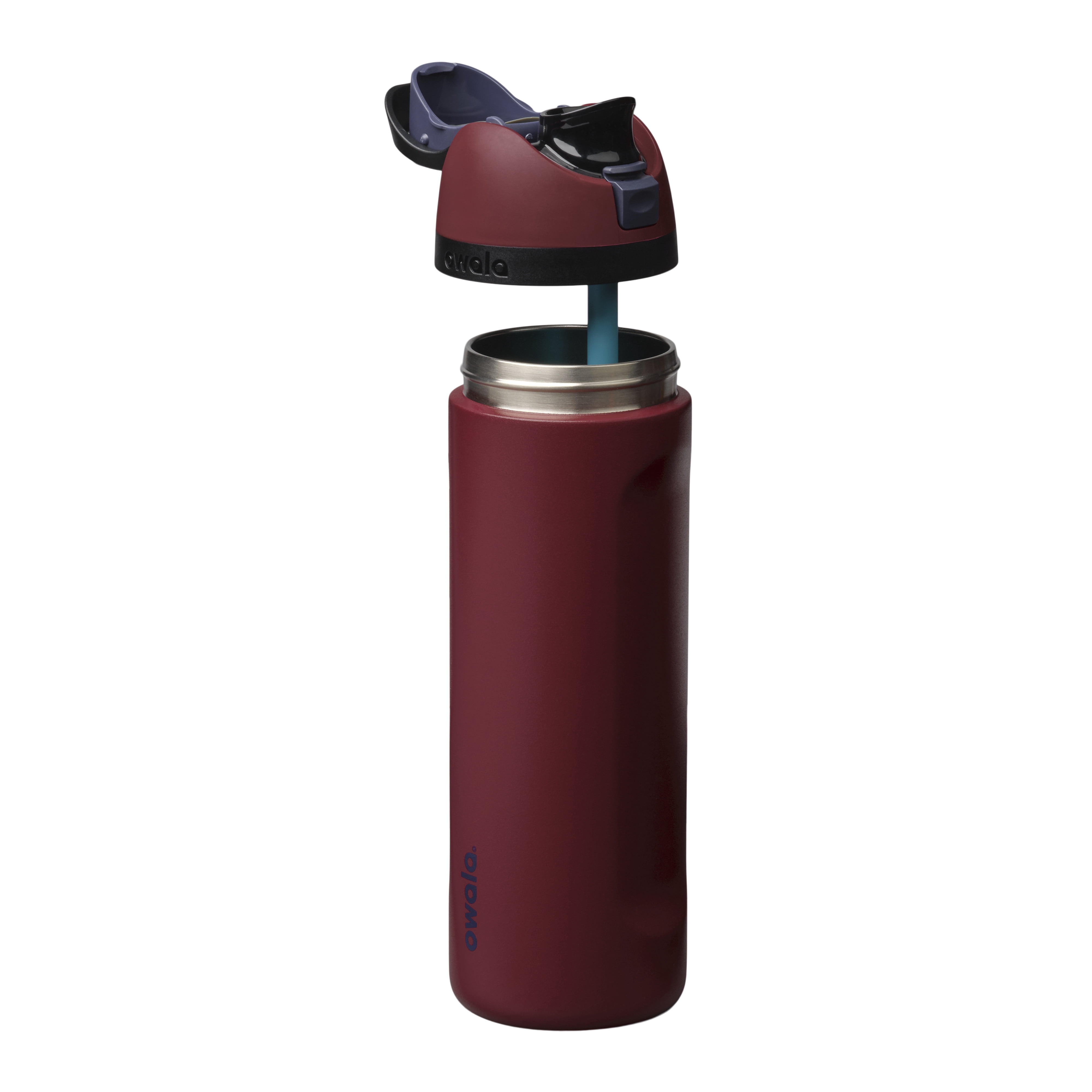 Owala FreeSip Stainless Steel 24 oz. Burgundy Bay