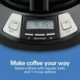 thumbnail image 3 of 12 Cup Programmable Coffee Maker - Black - Drip Coffee Machine, Nonstick Hot Plate, Brew Pause, 3 of 9