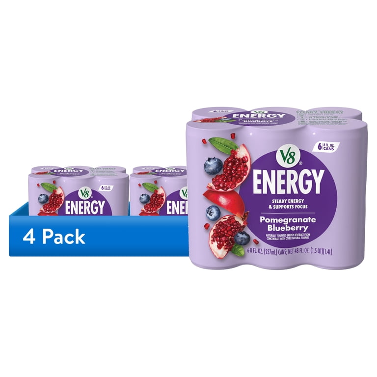V8 Energy Pomegranate Blueberry, 8 fl oz Cans, 24 Pack photo 1
