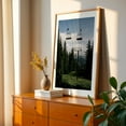 thumbnail image 2 of Forest Chairlift - Oregon Photography Mountain Forest Nature Wilderness Scenic Landscape Oak Framed Wall Art Print 20 x 30 inches, 2 of 59
