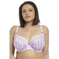thumbnail image 5 of Elomi Kim Banded Stretch Lace Plunge Underwire Bra (4340),34GG,Caramel, 5 of 10