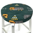 thumbnail image 3 of Lsque Big Machine Round Bar chair cushion covers Velvet Fabric Premium Comfort Protects from Scratches and Stains for 14-17 Inch Chair- 14 inch, 3 of 7