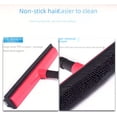 thumbnail image 3 of Multi-Purpose Rubber Cleaning Tool for Pet Hair & Dust Removal – Hands-Free Sweeper for Carpets, Floors & Windows, Durable & Efficient Home Cleaner (Grass Green & Black), 3 of 5