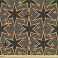 thumbnail image 2 of Geometrical Fabric by the Yard Upholstery, Stars in Comic Strip Cartoon Along Pop Art Effects Retro Space, Decorative Fabric for DIY and Home Accents, Apricot and Mauve Taupe by Ambesonne, 2 of 5