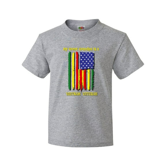 Inktastic My Great Grandpa is a Vietnam Veteran Youth T-Shirt