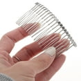 3 Pcs Metal Hair Comb for Veil Clip Baby Girls Clips Ring Steel Wire