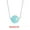Aquamarine, variant on 10MM Natural Stone Crystal Choker Necklace Handmade Beaded Yoga Bib Collier-Clear Quartz